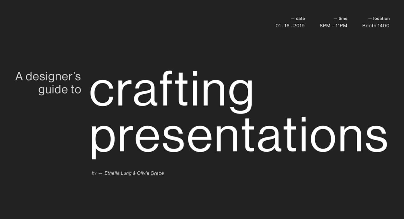 A Designer's Guide to Crafting Presentations